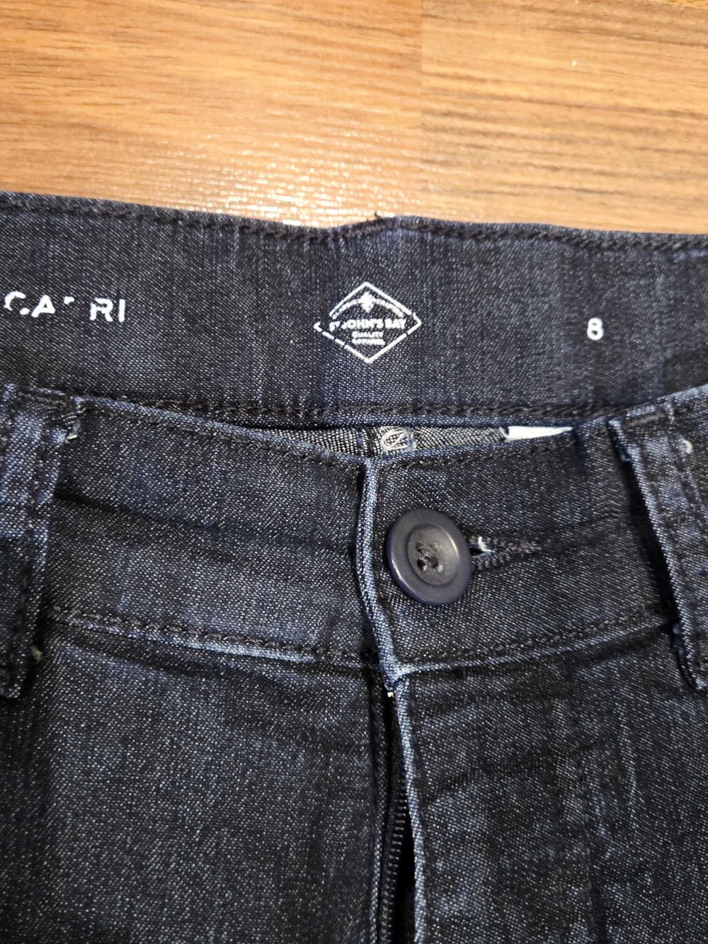 St. John's Bay Women's Dark Indigo High-Rise Jeans